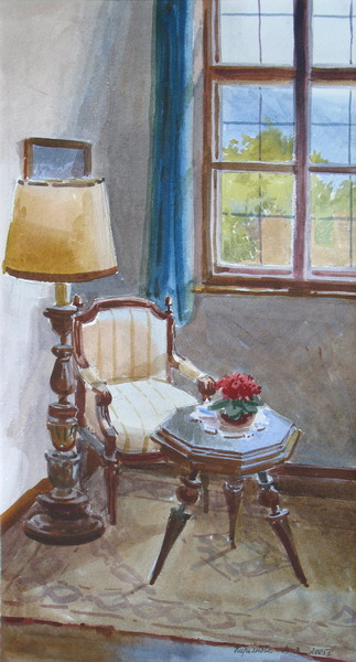 Victoria Kiryanova. Austria. Parlour in Oberrann's castle, 2005