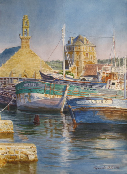 Victoria Kiryanova. Bretagne. Old boats, 2009