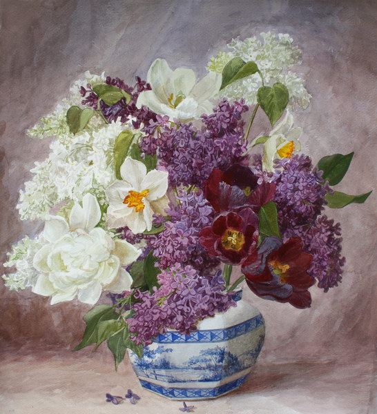 Victoria Kiryanova. Bouquet of garden flowers, 2011