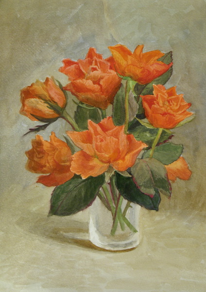 Victoria Kiryanova. Bunch of roses, 2010