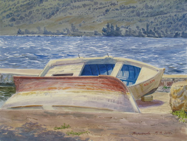 Victoria Kiryanova. Montenegro. Boats in Perast, 2010