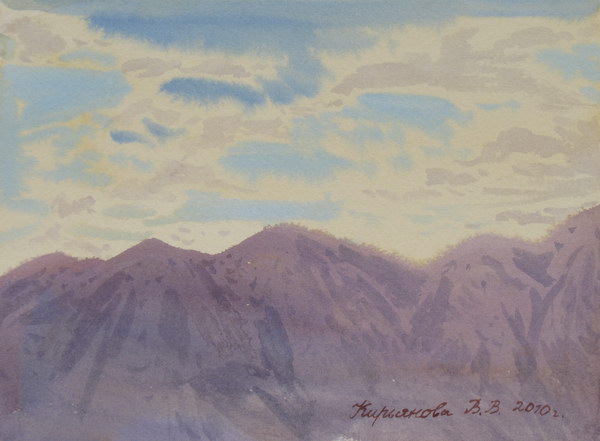 Victoria Kiryanova. Montenegro. Clouds at dawn, 2010