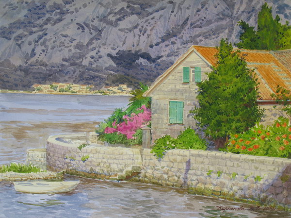 Victoria Kiryanova. Montenegro. Picturesque small bay, 2010