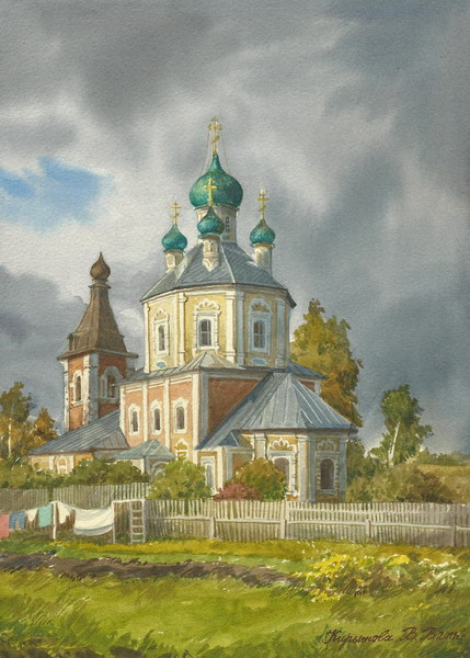 Victoria Kiryanova. Church of Transfiguration in Rogozha, 2011