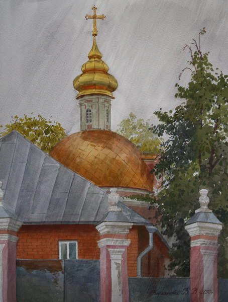 Victoria Kiryanova. Church in Gorokhovsky lane, 2010