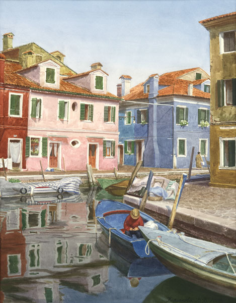 Victoria Kiryanova. Colorful houses in Burano, 2008