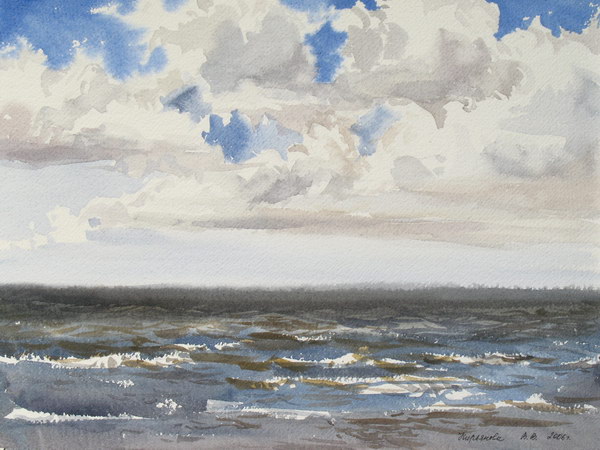 Victoria Kiryanova. Gulf of Finland. Windy, 2006