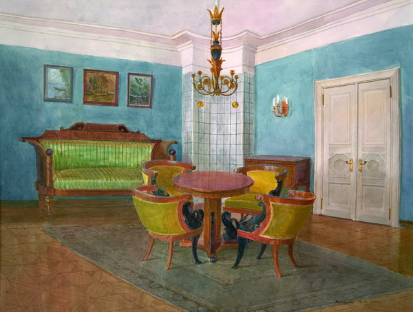 Victoria Kiryanova. Blue parlour, 2004