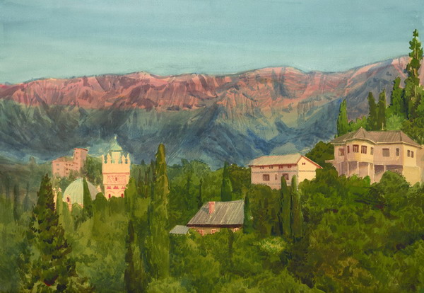 Victoria Kiryanova. Mountains. Dawn, 2005