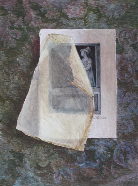 Victoria Kiryanova. Engraving under tracing paper, 2002