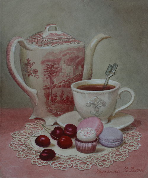 Victoria Kiryanova. With tea, 2017