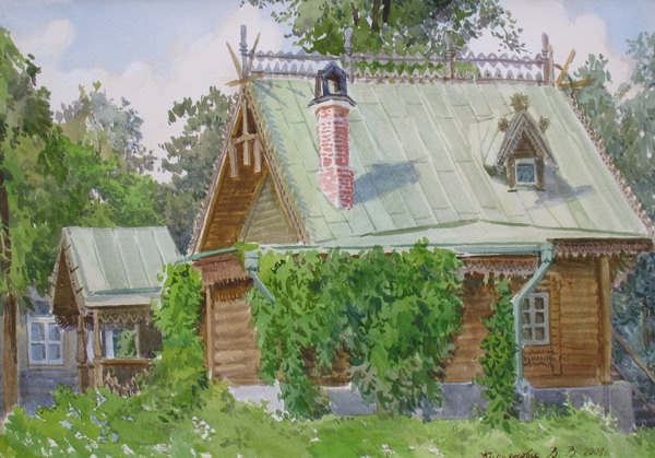 Victoria Kiryanova. Ceramic workshop in Abramtsevo, 2008
