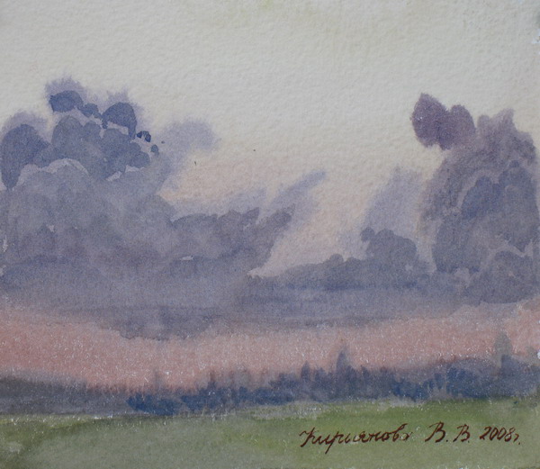 Victoria Kiryanova. Khotkovo. Clouds in sunset, 2008