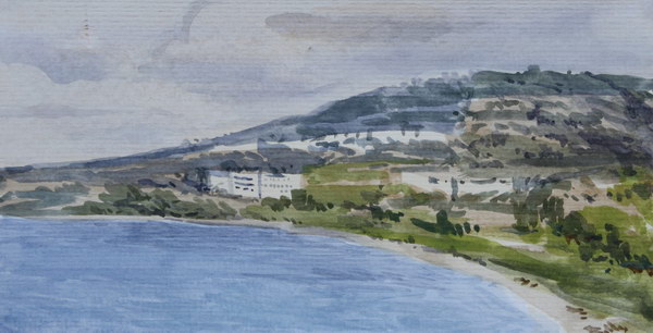 Victoria Kiryanova. Cyprus. Coral bay. Sketch, 2011