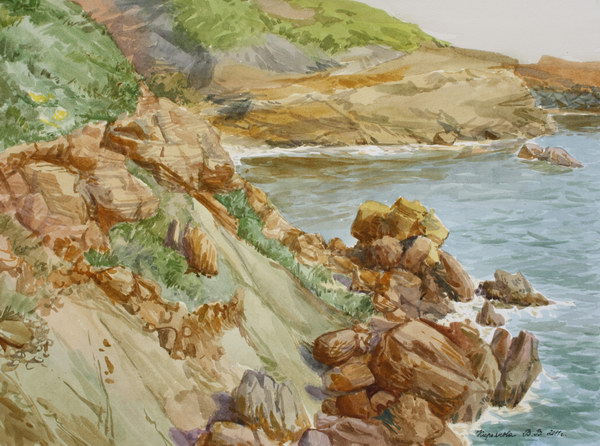 Victoria Kiryanova. Cyprus. Rocky shore, 2011