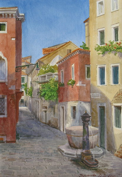 Victoria Kiryanova. Well in Venice, 2008