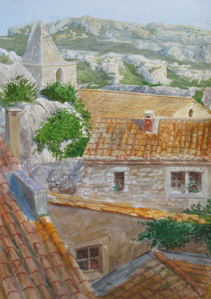 Victoria Kiryanova. Roofs of Ez-village, 2010