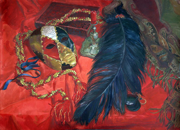 Victoria Kiryanova. Masque on red cloak, 2006