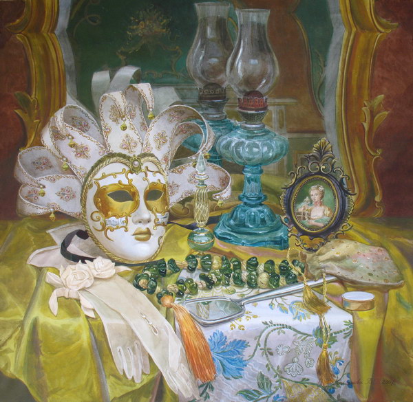 Victoria Kiryanova. Masque on dressing table, 2007