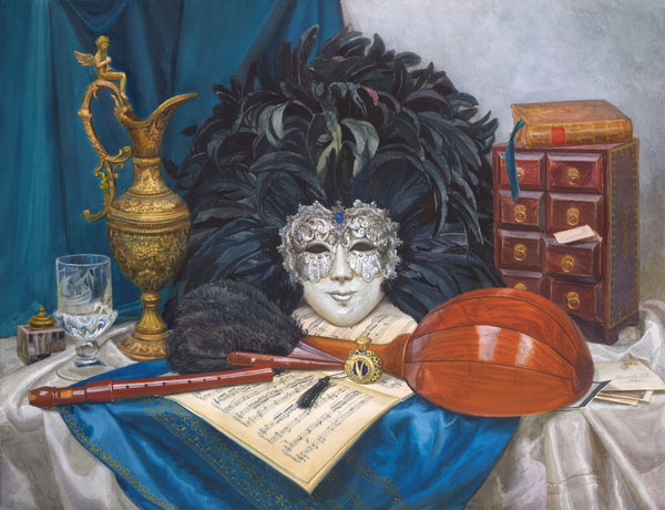 Victoria Kiryanova. Masque and musical instruments, 2008