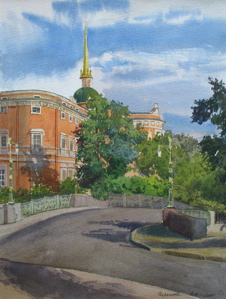 Victoria Kiryanova. Mikhailovsky castle, 2006