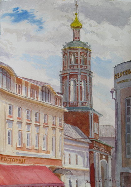 Victoria Kiryanova. View of Petrovsky monastery, 2010