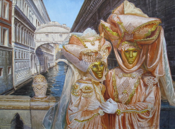 Victoria Kiryanova. On bridge of Sighs, 2008
