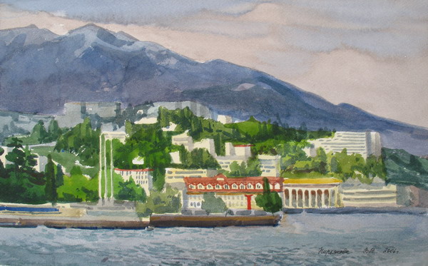 Victoria Kiryanova. Yalta's seafront, 2006