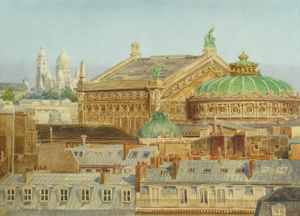 Victoria Kiryanova. Over Paris roofs, 2009
