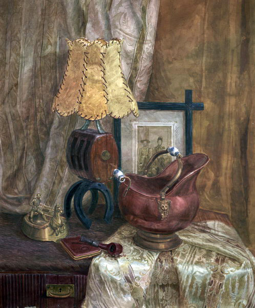 Victoria Kiryanova. Still life with antique lamp, 2003