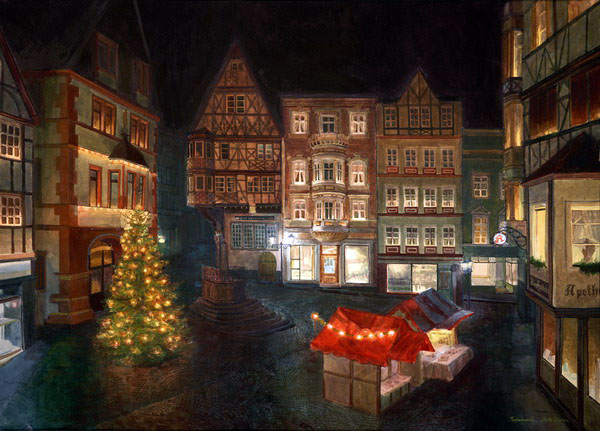 Victoria Kiryanova. Night on Christmas eve, 2004