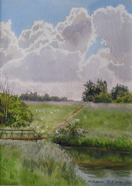 Victoria Kiryanova. Clouds. Summer day, 2008