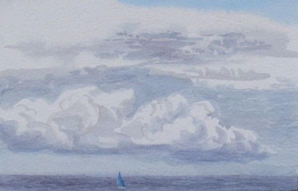 Victoria Kiryanova. Clouds over sea, 2008