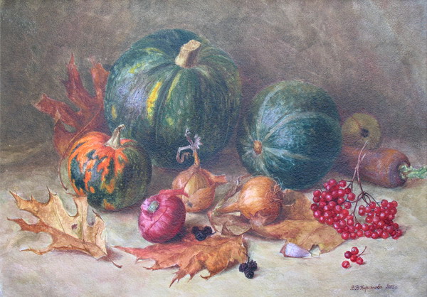 Victoria Kiryanova. Autumn still life, 2002