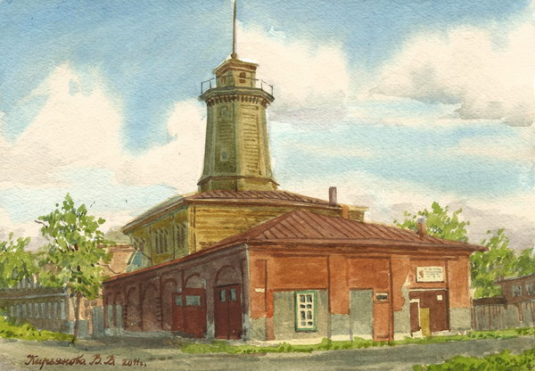 Victoria Kiryanova. Ostashkov. Fire department, 2011