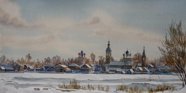 Victoria Kiryanova. Ostashkov. View from waterside, 2011