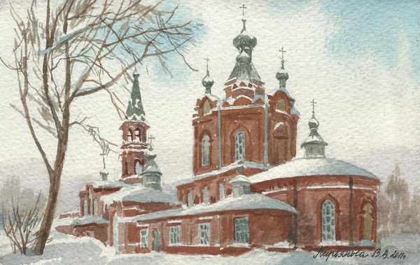 Victoria Kiryanova. Ostashkov. Winter motive, 2011