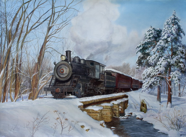 �������� ���������. Train whistle, 2014
56x76 ��; ������ �������