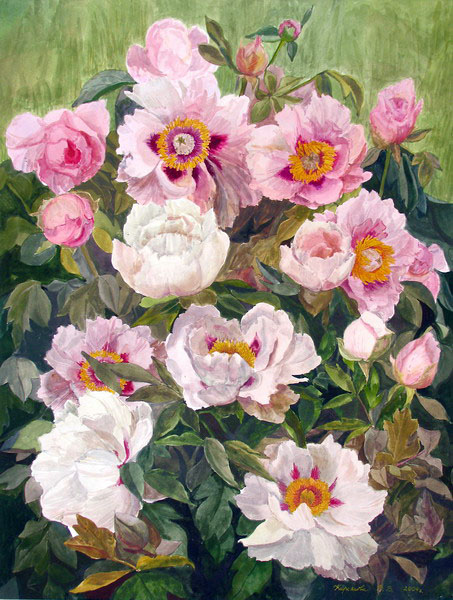 Victoria Kiryanova. Peonies, 2004