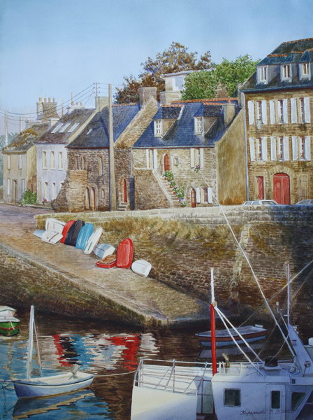 Victoria Kiryanova. Port of Le-Conquet, 2012