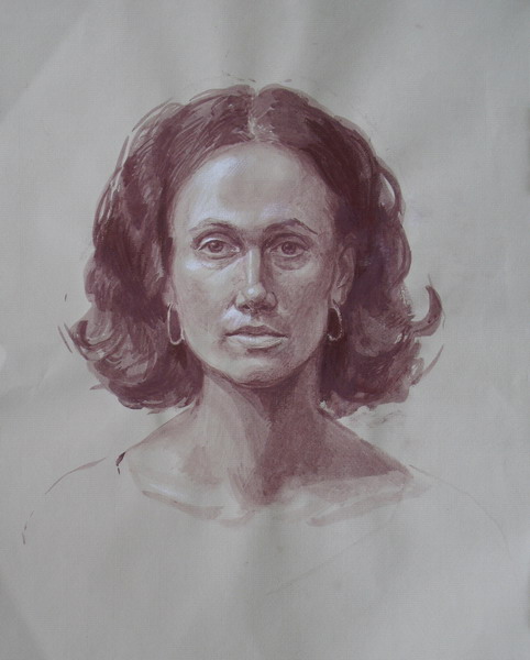 Victoria Kiryanova. Portrait of Natasha, 2009