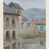 Cyprus. Monastery in village Omodos after rain, 2011