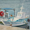 Cyprus. Fishing small boats at pier of Paphos, 2011
