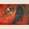 Masque on red cloak, 2006
56x76 ��; ������� �� ���������