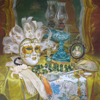 Masque on dressing table, 2007