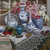Still life with Chinese porcelain, 2016
67x85.5 cm; ������� �� ���������