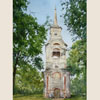 Ostashkov. Bell tower of Transfiguration Church, 2011
15x30 cm; ������� �� ���������