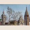 Ostashkov.Resurrection cathedral and bell tower, 2011
20x30 cm; ������� �� ���������