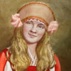 Portrait of girl in national costume, 2011
57x51 cm; ��� ������� ����� ������