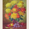 Sun chrysanthemums, 2003
76x56 cm; ��� ������� ����� ������